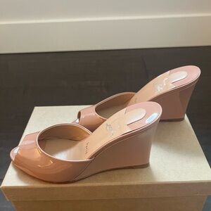 Brand New Christian Louboutin Me Dolly Zeppa wedge slide sandals.
